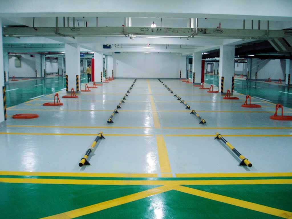 儋州停车场车位划线厂家|地下车库划线厂家价格 